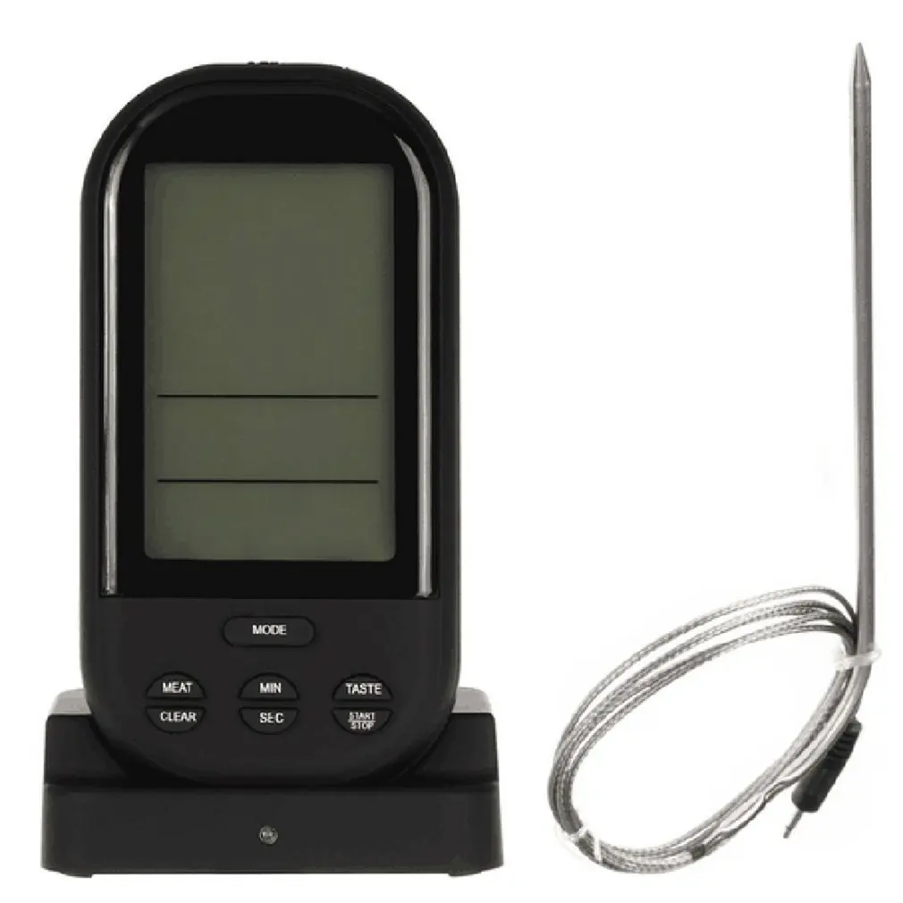 

Кухонный Термометр с двойным зондом, цифровой ЖК-дисплей, подсветка, для барбекю, духовки, мяса, гриля, приготовления пищи