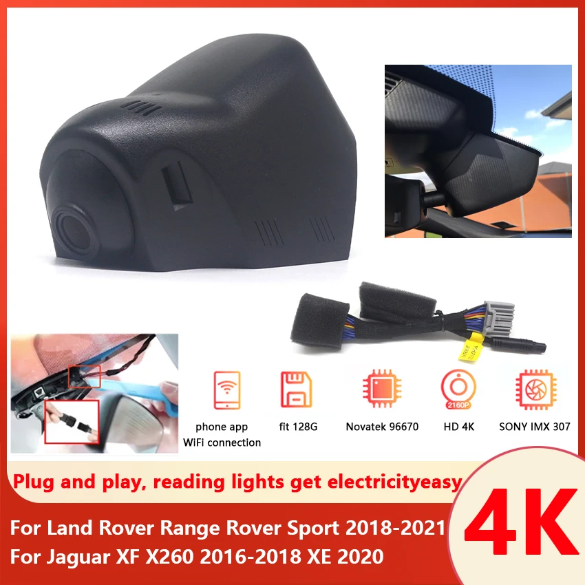 Car DVR WIFI Video Recorder UHD Dash Cam Camera For Land Rover Range Rover Sport 2018-2021 For Jaguar XF X260 2016-2018 XE 2020
Car DVR WIFI Video Recorder UHD Dash Cam Camera For Land Rover Range Rover Sport 2018-2021 For Jaguar XF X260 2016-2018 XE 2020