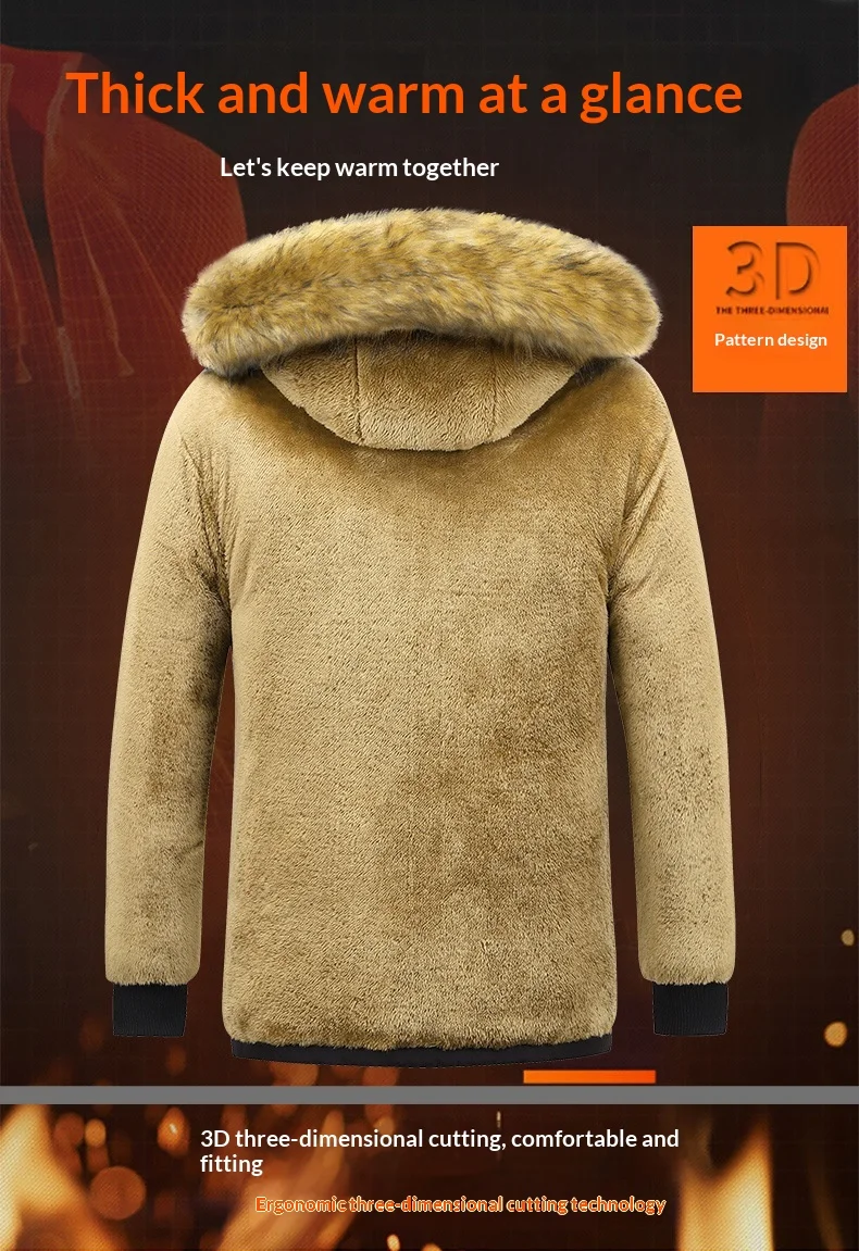 جيب روح سترة الرجال الملابس القطنية الخريف/الشتاء مقنعين منتصف طول سماكة الدفء الباردة واقية في الهواء الطلق الترفيه الملابس جيب روح سترة الرجال الملابس القطنية الخريف/الشتاء مقنعين منتصف طول سماكة الدفء الباردة واقية في الهواء الطلق الترفيه الملابس