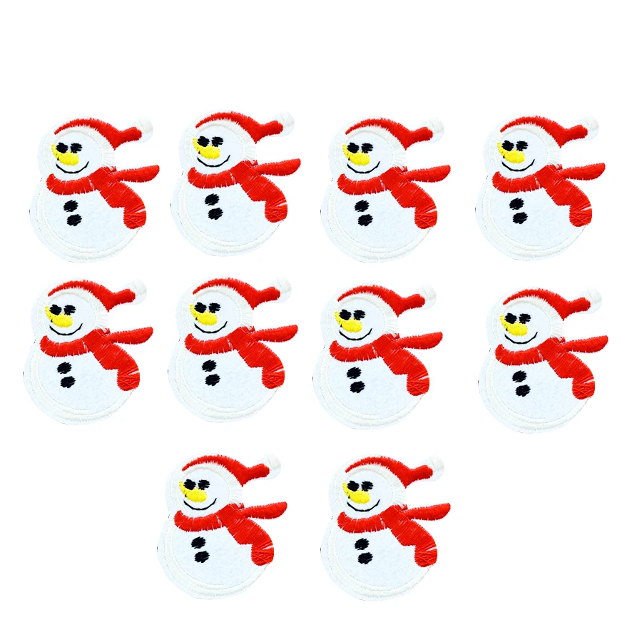10pcs diy cute snowman patches for clothing iron embroidered patch applique iron on patches sewing accessories badge on clothes
10pcs diy cute snowman patches for clothing iron embroidered patch applique iron on patches sewing accessories badge on clothes