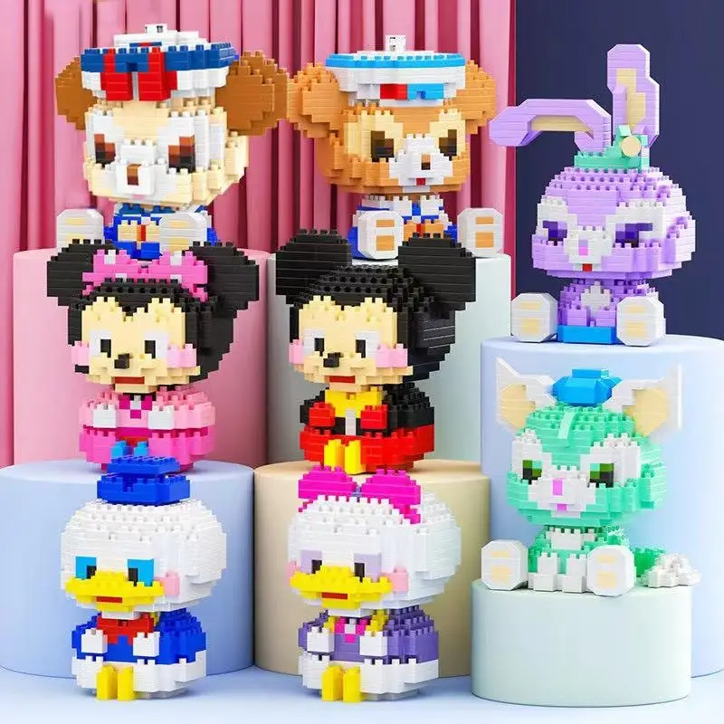 Kawaii Miniso Disney Lotso Duffy Bear Gelatoni Building Blocks Cartoon Figrues Bricks Cute Children's Assembly Toys Model Gift
Kawaii Miniso Disney Lotso Duffy Bear Gelatoni Building Blocks Cartoon Figrues Bricks Cute Children's Assembly Toys Model Gift