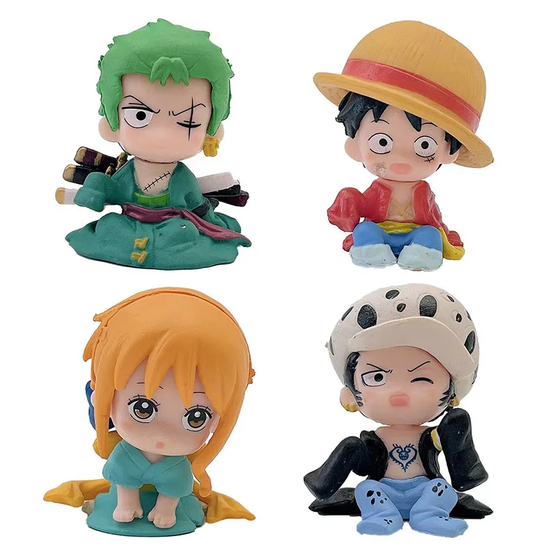 New One Piece Q Version Anime Figure Luffy Roronoa Zoro Nami Action Figure Model Car Desktop Decoration Children's Gifts
New One Piece Q Version Anime Figure Luffy Roronoa Zoro Nami Action Figure Model Car Desktop Decoration Children's Gifts