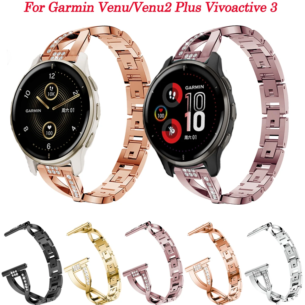 Zinc Alloy 20mm Smart Watch Bands For Garmin VENU2/VENU 2 Plus SQ Wristband Strap For GarminMove Sport Watchband Bracelet Correa
Zinc Alloy 20mm Smart Watch Bands For Garmin VENU2/VENU 2 Plus SQ Wristband Strap For GarminMove Sport Watchband Bracelet Correa