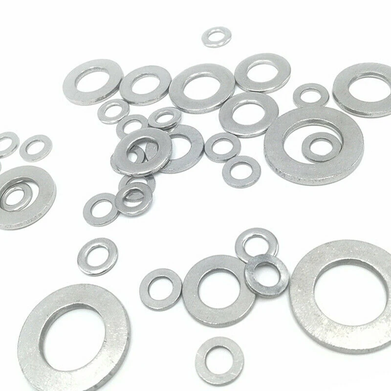 580PCS 304 Stainless Steel Flat Metal Washers Gasket Set Fastener M2-M12 For Electrical Connections On Household
580PCS 304 Stainless Steel Flat Metal Washers Gasket Set Fastener M2-M12 For Electrical Connections On Household
