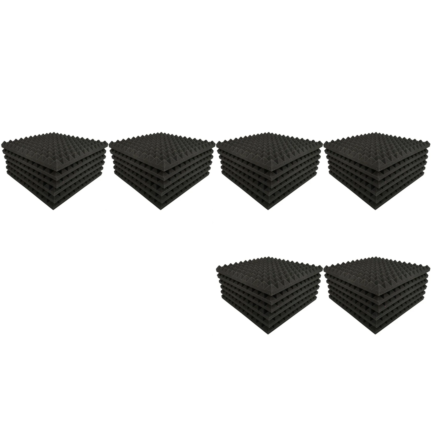 72 Pack Pyramid Shape Soundproof Foam Sound Proof Padding Treatment Panel for Echo Bass Insulation
72 Pack Pyramid Shape Soundproof Foam Sound Proof Padding Treatment Panel for Echo Bass Insulation