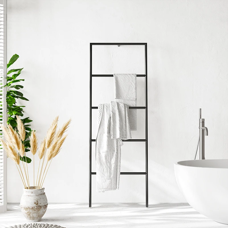 Nordic household coat rack floor hanger small rack bathroom towel rack bedroom clothes rail black
Nordic household coat rack floor hanger small rack bathroom towel rack bedroom clothes rail black