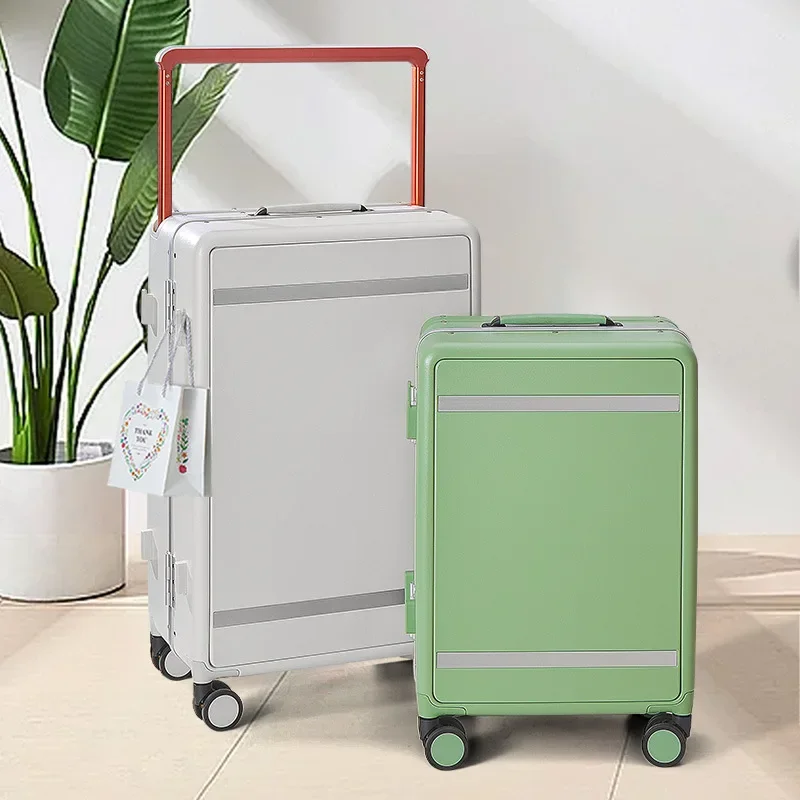 

New travel luggage leisure trolley wide pull bar suitcasex fashion simple luggage wholesale large 20/24 "boarding box