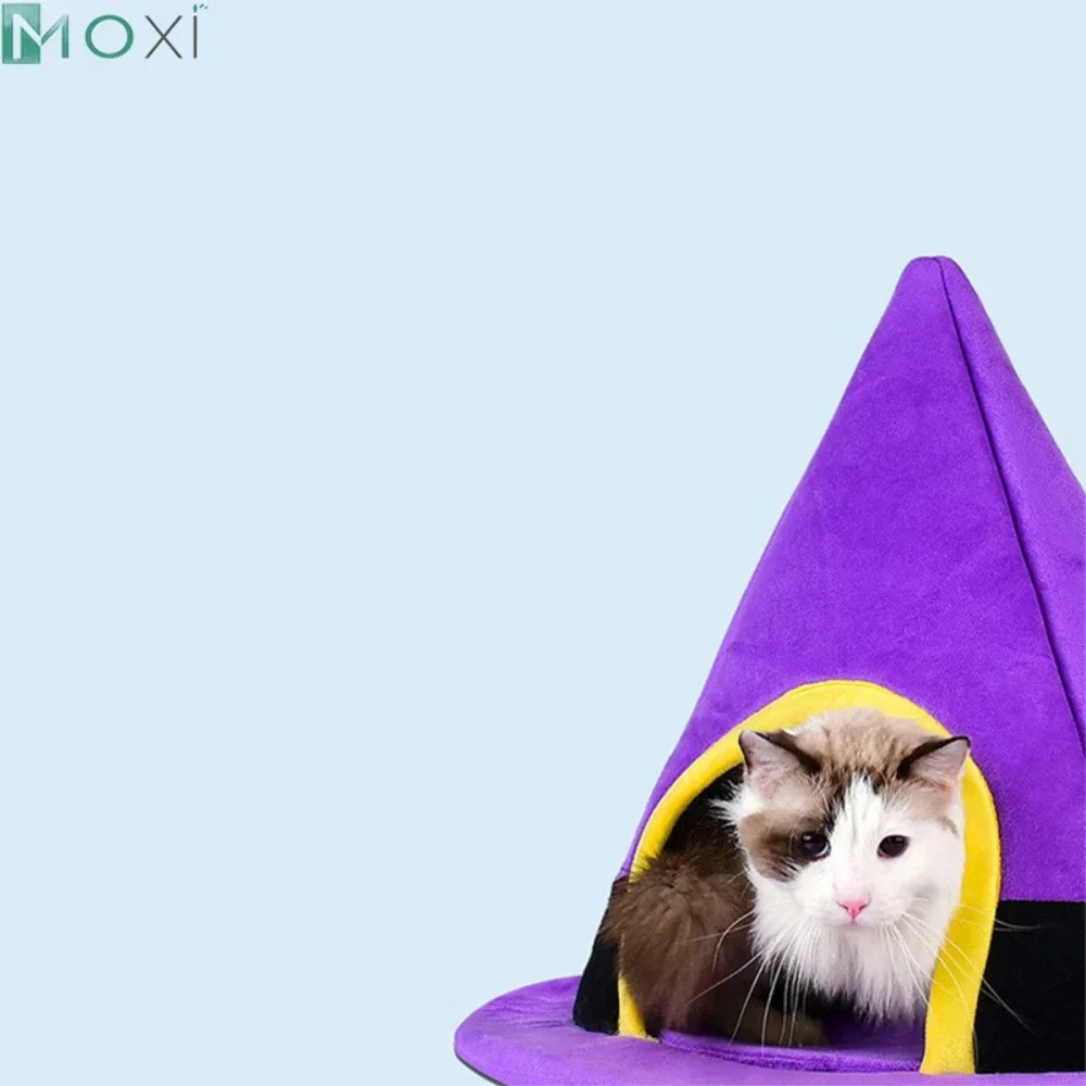 Halloween Soft Pet Cat Bed Semi-Enclosed Winter Small Dog Nest Animal Sleeping House Accessories Outdoor Indoor Basket Cat
Halloween Soft Pet Cat Bed Semi-Enclosed Winter Small Dog Nest Animal Sleeping House Accessories Outdoor Indoor Basket Cat