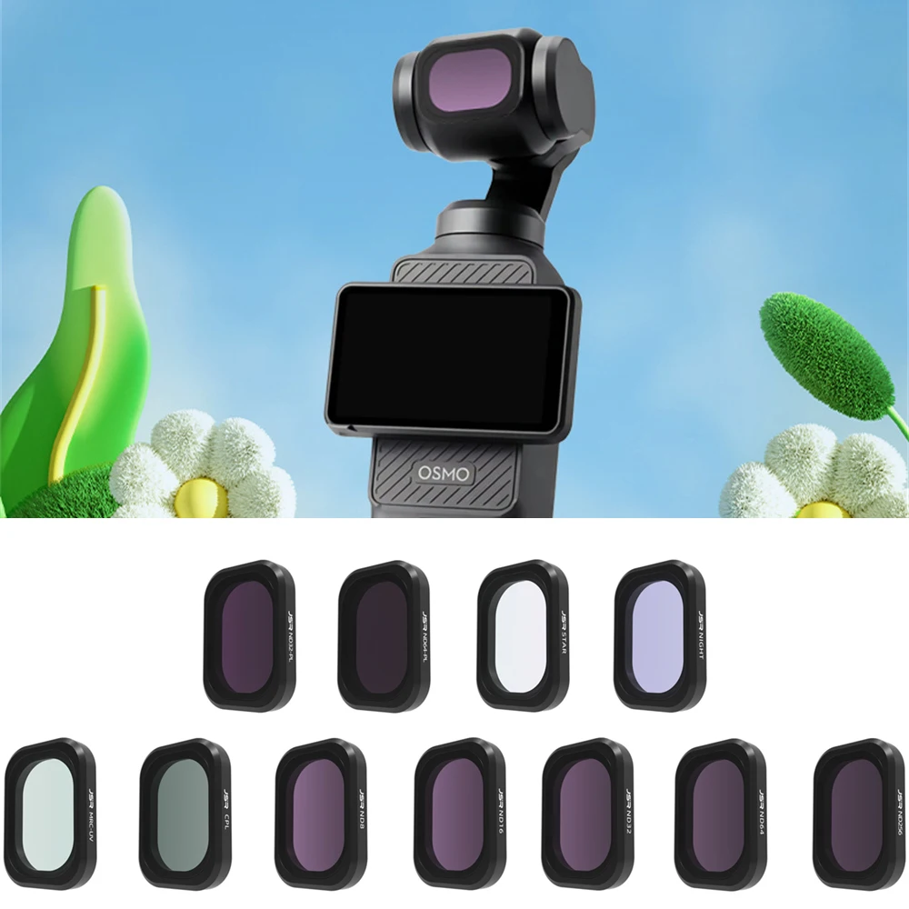 For DJI Pocket 3 Camera Filter CPL/UV/ND 8 16 32 1000 Neutral Density Filters Set Osmo Pocket 3 Optical Glass Lens Accessories
For DJI Pocket 3 Camera Filter CPL/UV/ND 8 16 32 1000 Neutral Density Filters Set Osmo Pocket 3 Optical Glass Lens Accessories