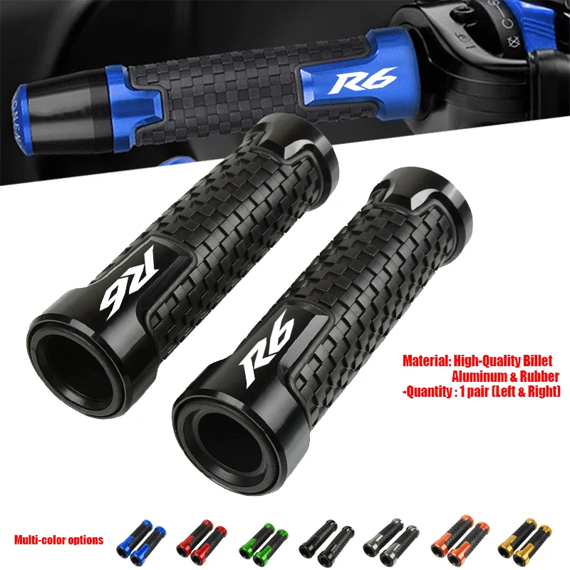 For Yamaha R6 YZF R6 R6S 1999-2015 Universal Accessories Motorcycle Non Slip Handlebar Grip Throttle CNC Hand Bar Grips
For Yamaha R6 YZF R6 R6S 1999-2015 Universal Accessories Motorcycle Non Slip Handlebar Grip Throttle CNC Hand Bar Grips