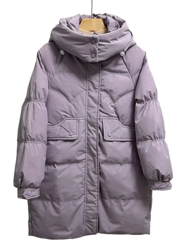 2023 Women's Clothing Autumn and Winter Mid-length down jacket new style hooded Fashion jacket
2023 Women's Clothing Autumn and Winter Mid-length down jacket new style hooded Fashion jacket