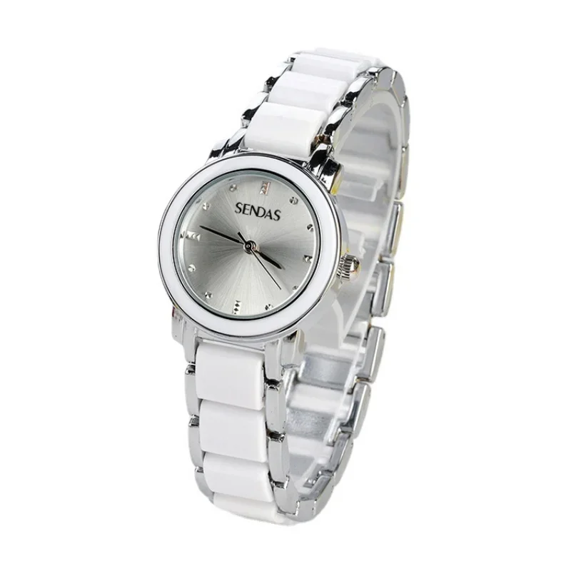 

Fashion Women Watch Flexible Elastic Band Quartz Wrist Watches Steel Strap Couple Watch Gift relógio feminino skmei relojes