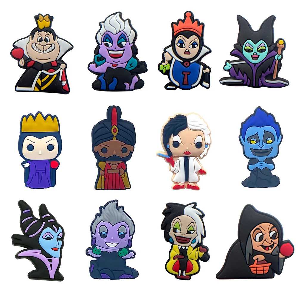 1-12pcs Villain Cartoon Shoe Charms DIY Cartoon Shoes Accessories Decoration for Clog Sandals Garden Shoe Buckle Kids Gifts
1-12pcs Villain Cartoon Shoe Charms DIY Cartoon Shoes Accessories Decoration for Clog Sandals Garden Shoe Buckle Kids Gifts