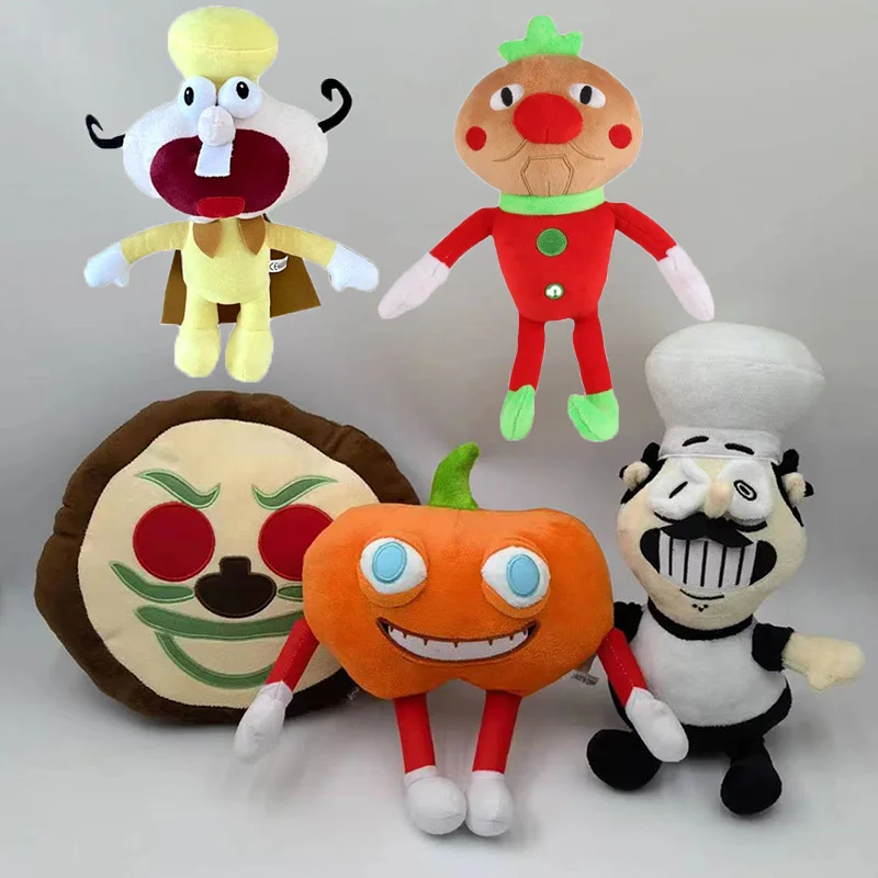 

Pizza Tower Peppino Plush Toy Anime Pepper Fruits Stuffed Dolls Pepperman Peluche Figure Kids Birthday Christmas Plushie Gifts