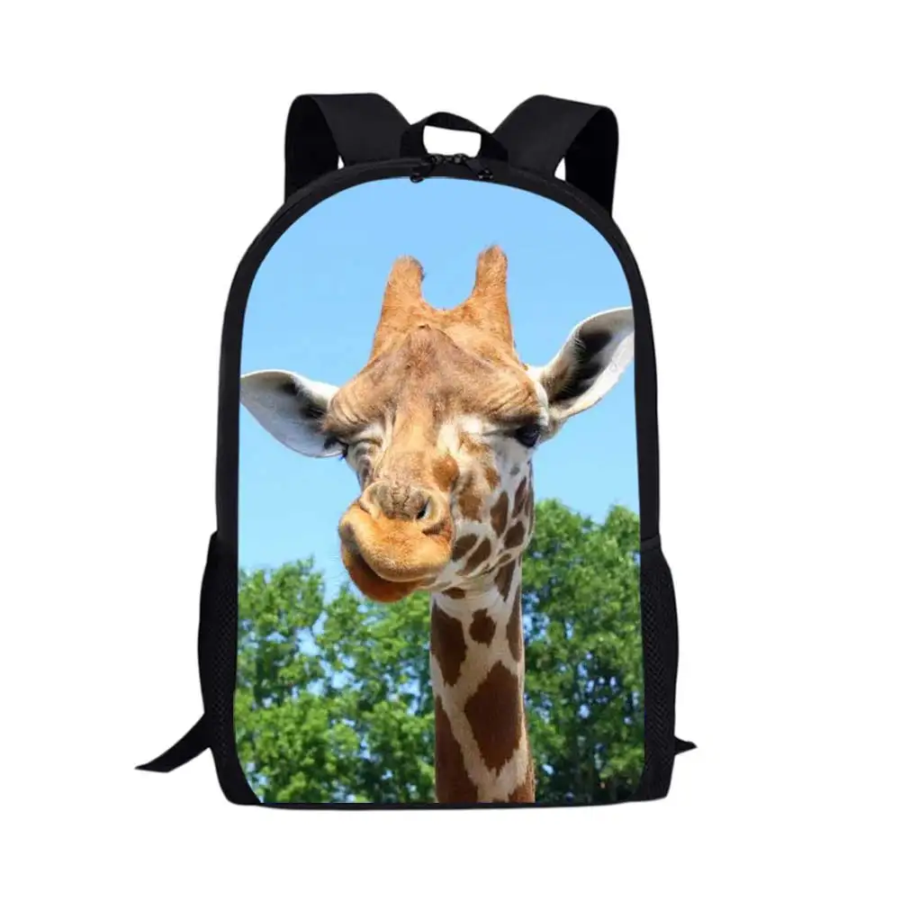Fashion Kids Backpack for Boys Girls Back Pack Cute Giraffe 3D Pattern Students School Bags Teenagers Large Capacity Backpack
Fashion Kids Backpack for Boys Girls Back Pack Cute Giraffe 3D Pattern Students School Bags Teenagers Large Capacity Backpack