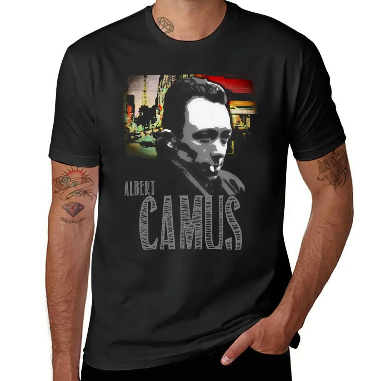 

Albert Camus T-Shirt kawaii clothes sublime aesthetic clothes mens graphic t-shirts big and tall