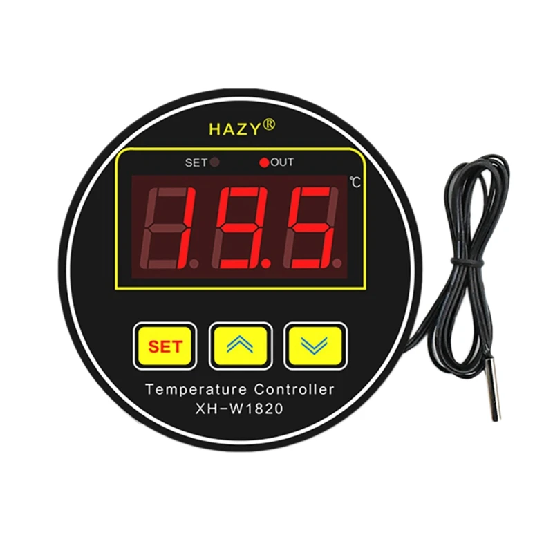 XH-W1820 Round Panel Install Digital Temperature Controller High Power Heating/Cooling 110-220V
XH-W1820 Round Panel Install Digital Temperature Controller High Power Heating/Cooling 110-220V