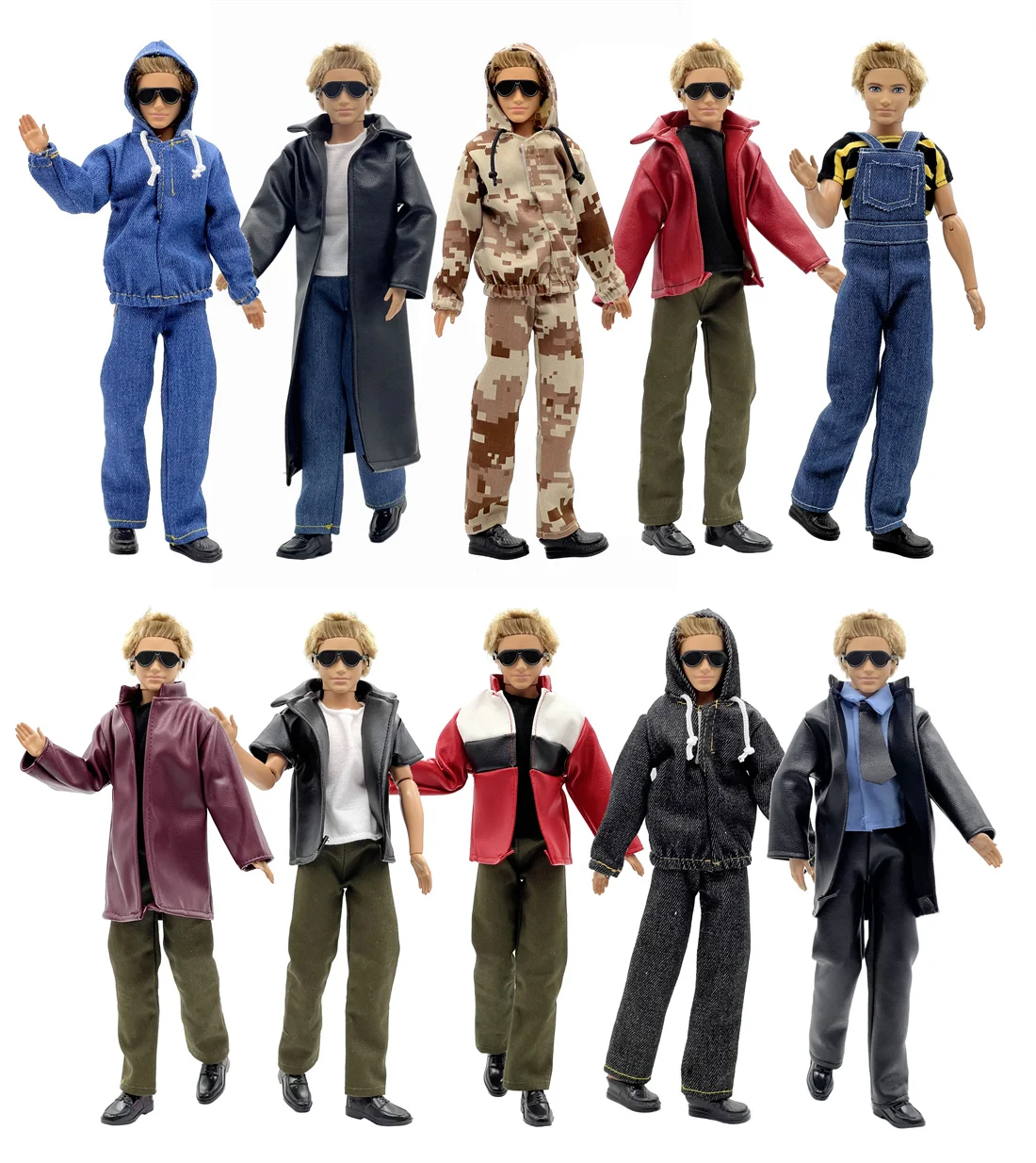 1 Set Ken Cloth Handmade Handsome Doll Accessories Casual Wear Suit for 30cm 12inch Ken Doll Kids GiftAA1
1 Set Ken Cloth Handmade Handsome Doll Accessories Casual Wear Suit for 30cm 12inch Ken Doll Kids GiftAA1