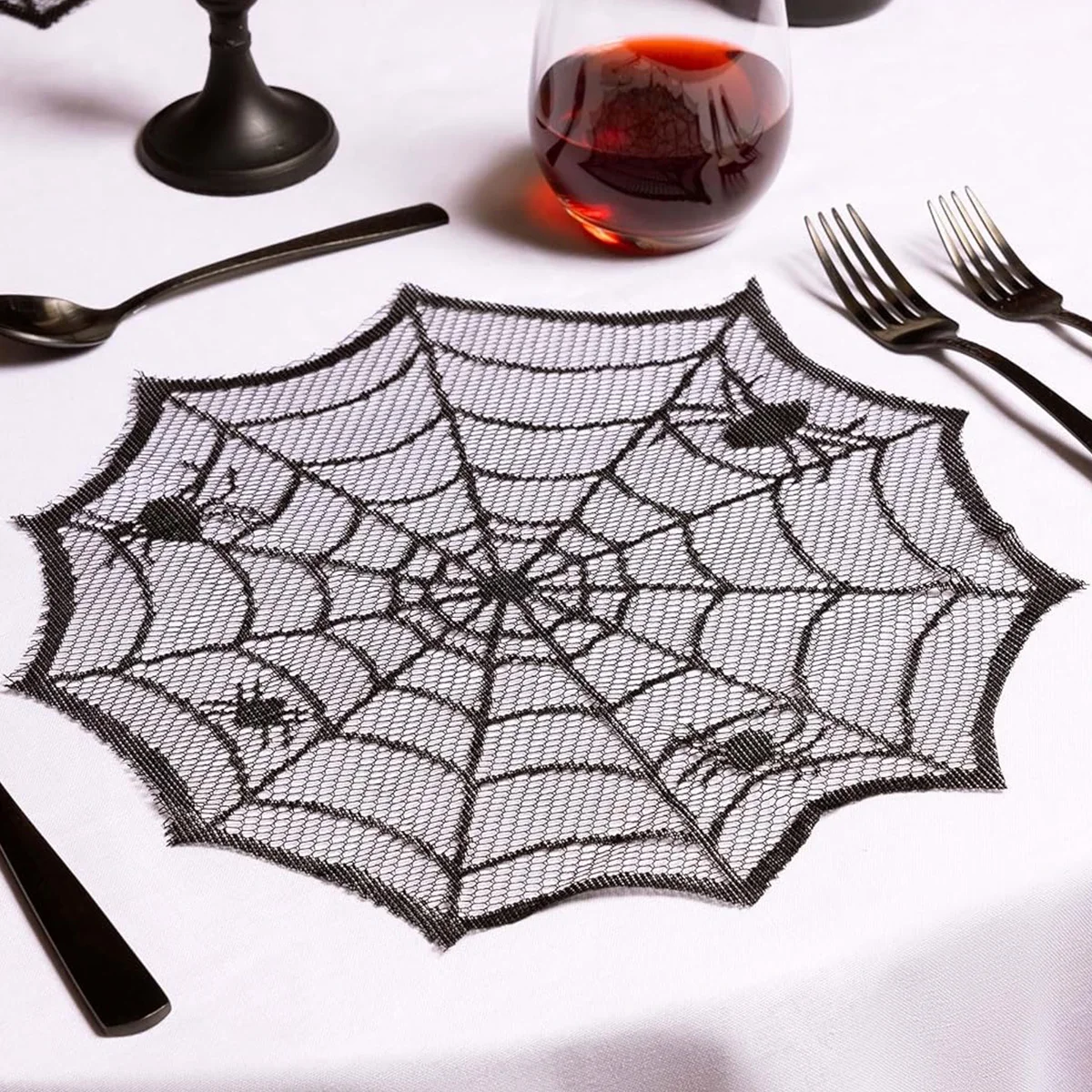 Halloween Spider Web Tablecloth Happy Halloween Party Decor Lace Tablecloth Table Mat Horror Prop Halloween Party Supplies
Halloween Spider Web Tablecloth Happy Halloween Party Decor Lace Tablecloth Table Mat Horror Prop Halloween Party Supplies