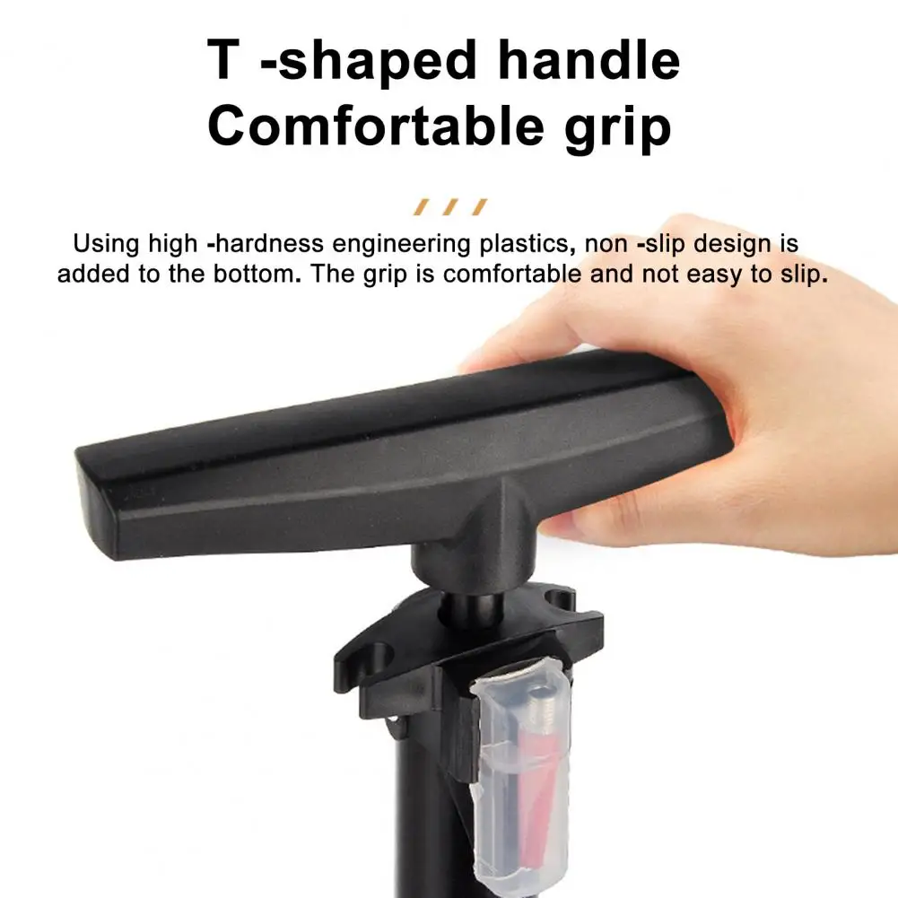 Bicycle Pump Portable Bike Air Pump with Pressure Gauge T-shape Handle Cozy Grip 160psi Bicycle Tire Inflator Ideal for Mtb
Bicycle Pump Portable Bike Air Pump with Pressure Gauge T-shape Handle Cozy Grip 160psi Bicycle Tire Inflator Ideal for Mtb