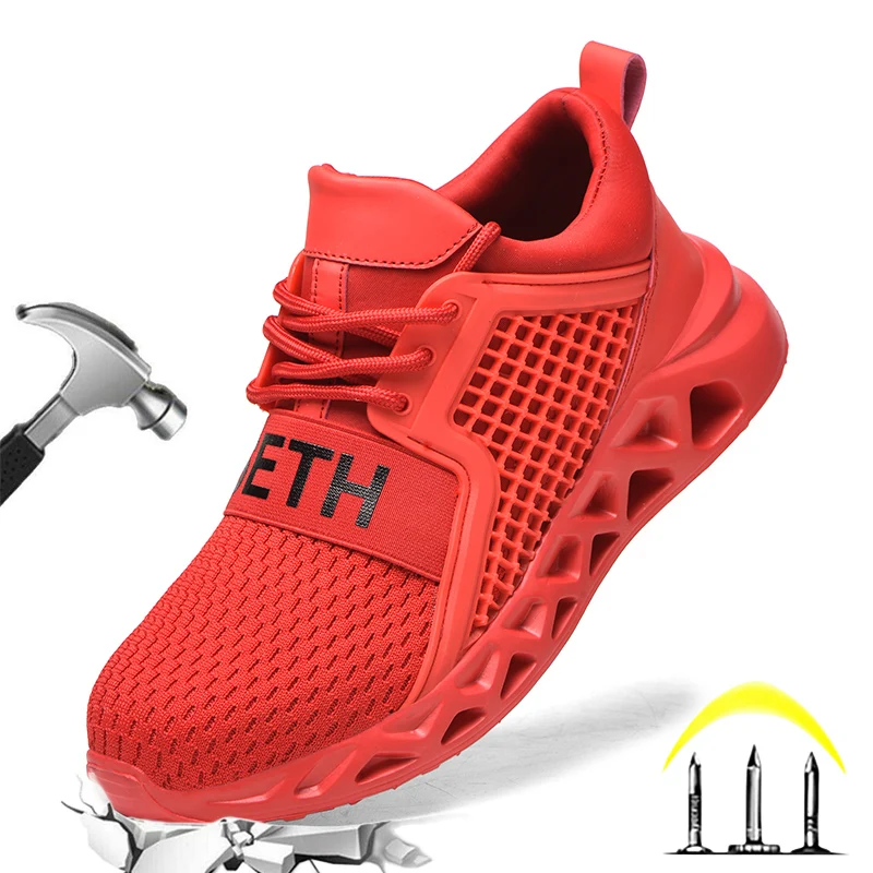 Dian Sen Mesh Steel Toe Cap Male Sneakers Puncture Proof Platform Boots for Men Non Slip Building Safety Shoes Men for Work
Dian Sen Mesh Steel Toe Cap Male Sneakers Puncture Proof Platform Boots for Men Non Slip Building Safety Shoes Men for Work