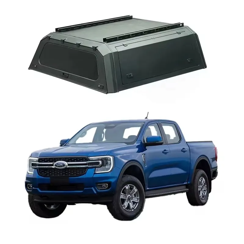 

4x4 Aluminum Canopy Black Pickup Hardtop Canopy for Ford Raptor Ranger Toyota Hilux Tacoma