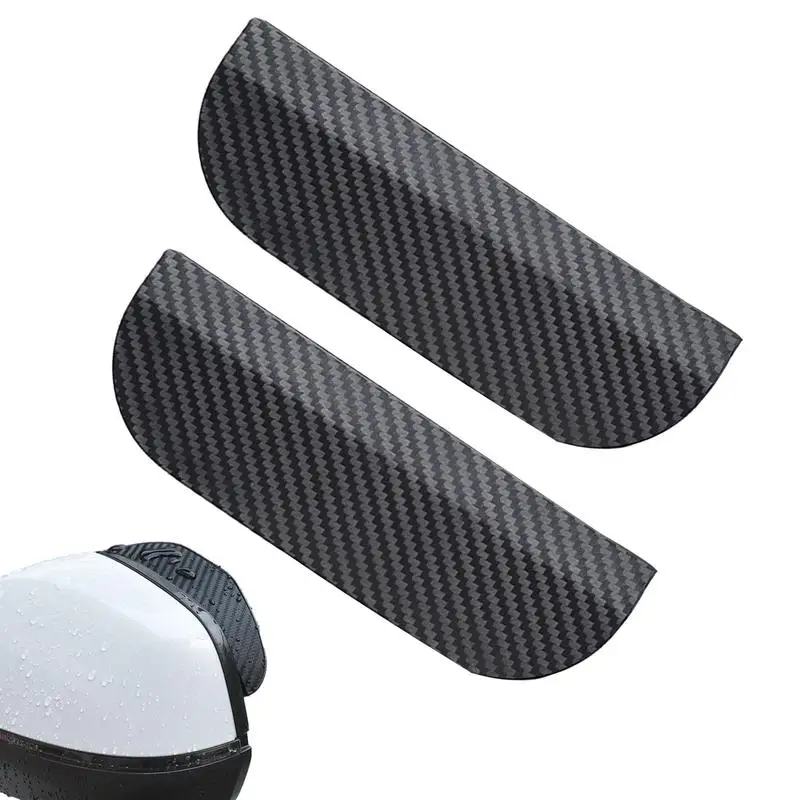 

Side Mirror Rain Guard Thickened Carbon Fiber Car Rearview Mirror Snow Sun Visor Versatile Protection Rains Eyebrow Shield