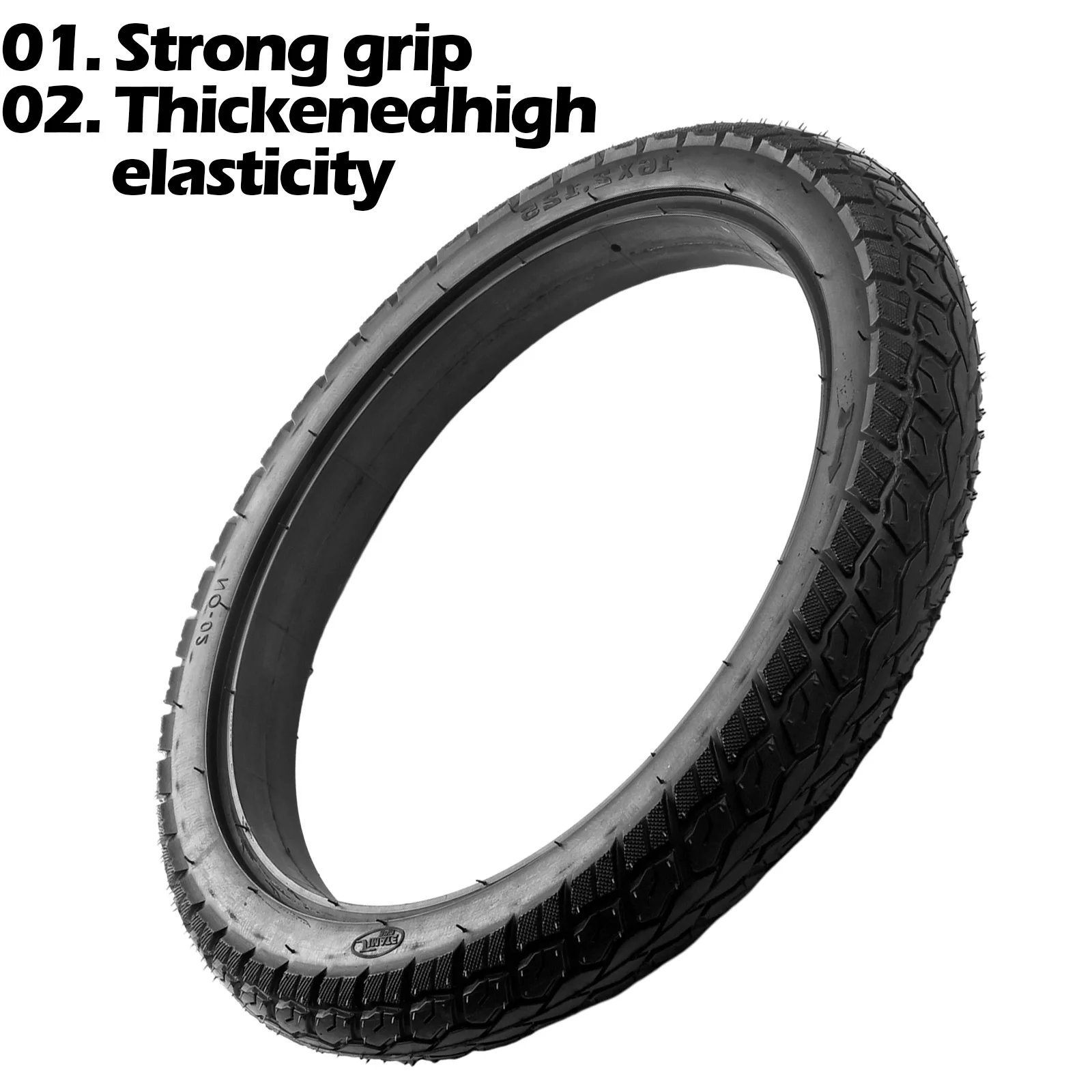 

For Electric Bike Inflatable Tire Rubber Solid Tire 16*2.125(57-305) For E Bikes High Quality Hot Sale 2023 New