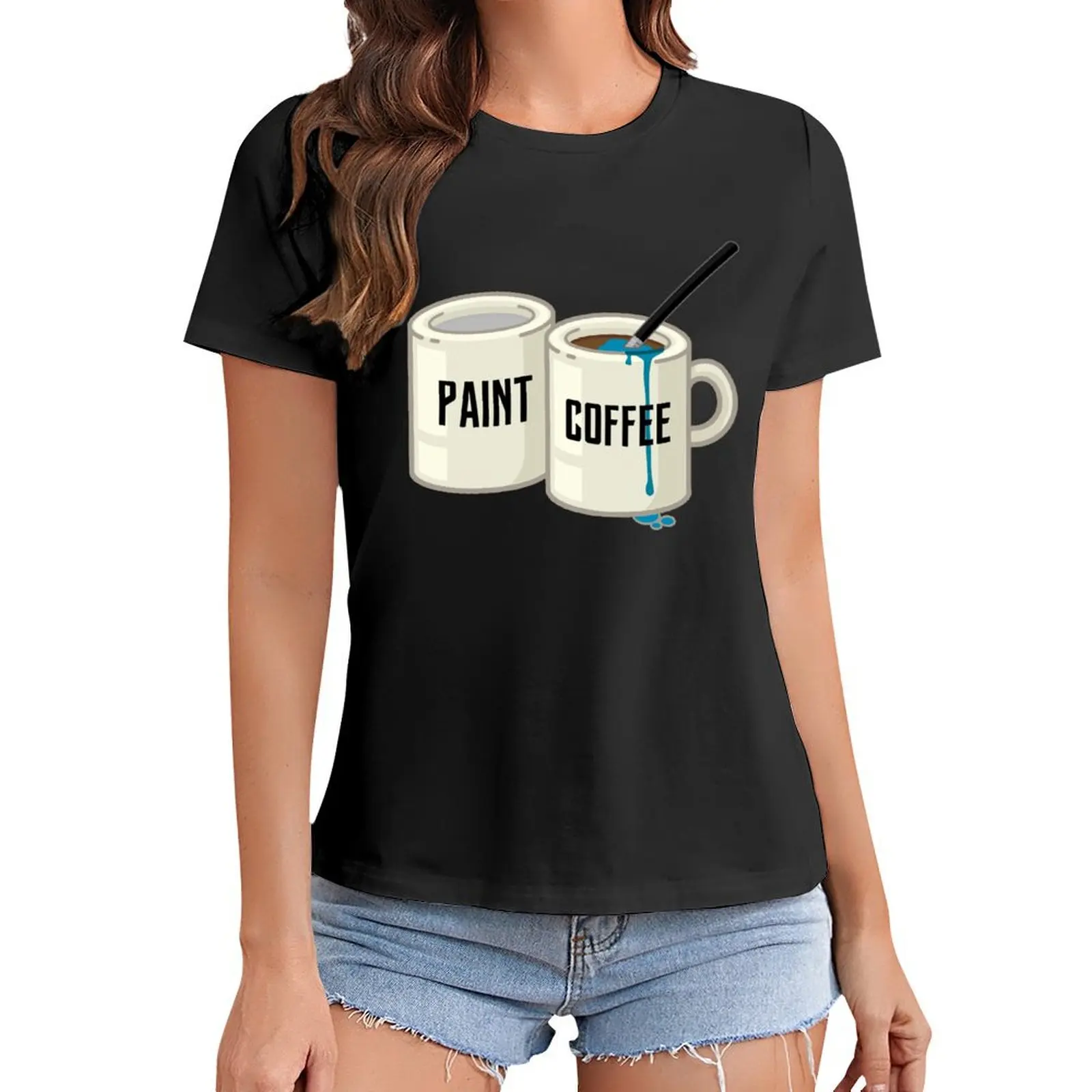 The Painter's Struggle T-Shirt aesthetic clothes oversized cropped t shirts for Women
The Painter's Struggle T-Shirt aesthetic clothes oversized cropped t shirts for Women