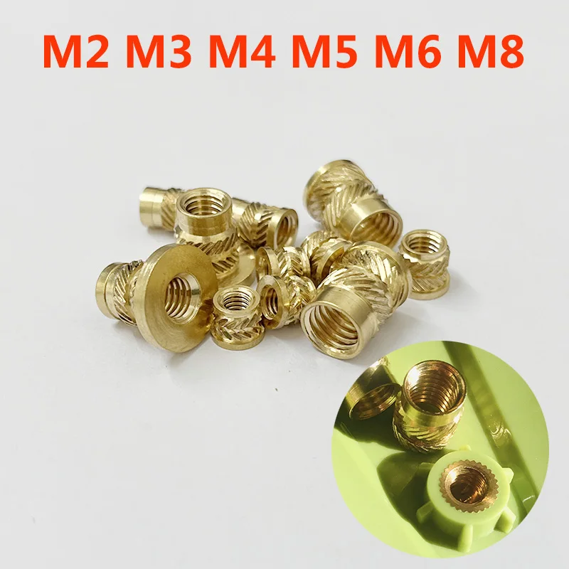 Brass Hot Melt Insert Knurled Flange Copper Nut M2 M3 M4 M5 M6 Thread Heat Injection T-type Embedment Insert Nut for 3d Printer
Brass Hot Melt Insert Knurled Flange Copper Nut M2 M3 M4 M5 M6 Thread Heat Injection T-type Embedment Insert Nut for 3d Printer