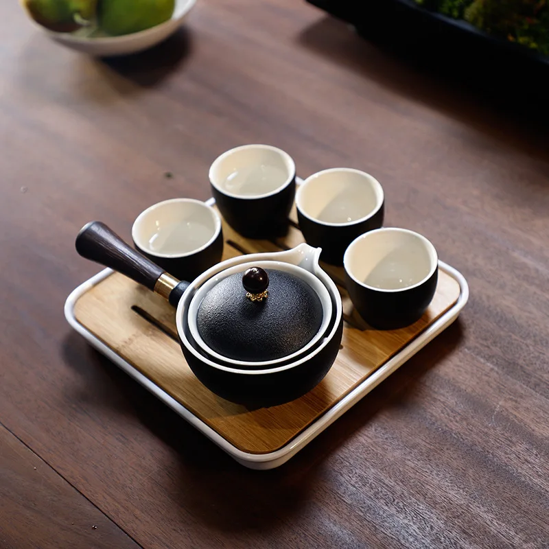 Kung fu Tea Ceremony Set Chinese Automatic Rotating Tea Make Home Ceramic Tea Pot Travel Portable Gift Customization Teaware
Kung fu Tea Ceremony Set Chinese Automatic Rotating Tea Make Home Ceramic Tea Pot Travel Portable Gift Customization Teaware