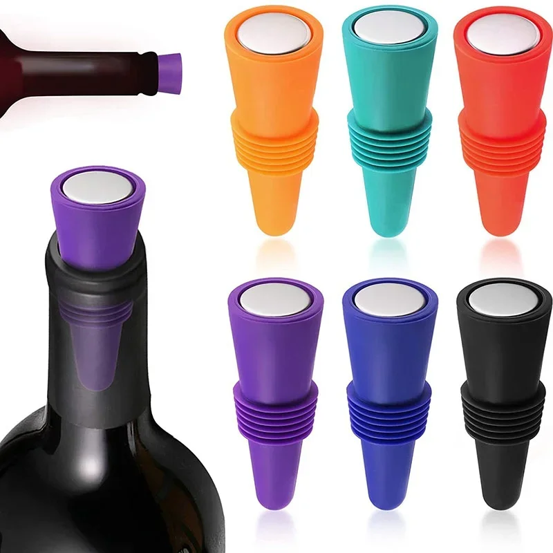 Silicone Wine Bottle Stopper Set Whisky Accessories Leak Proof Beer Champagne Cap Closer Wine Cork Plugs Lids Kitchen Bars Tools
Silicone Wine Bottle Stopper Set Whisky Accessories Leak Proof Beer Champagne Cap Closer Wine Cork Plugs Lids Kitchen Bars Tools