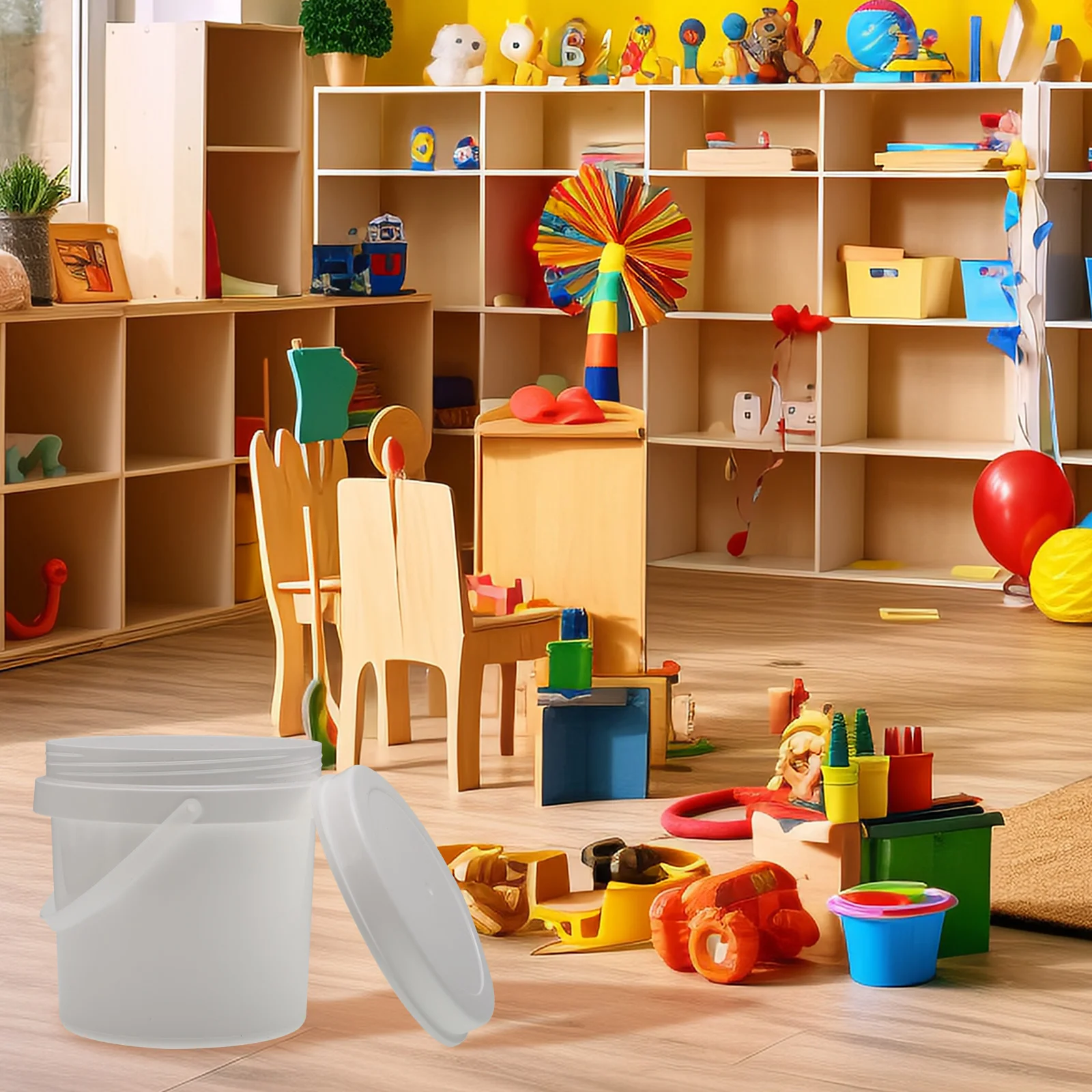 Plastic Pails Lid Food Grade Storage Bucket 1L Water Bucket Handle Paint Pigment Bucket Pet Treat Containers Ice Cream
Plastic Pails Lid Food Grade Storage Bucket 1L Water Bucket Handle Paint Pigment Bucket Pet Treat Containers Ice Cream