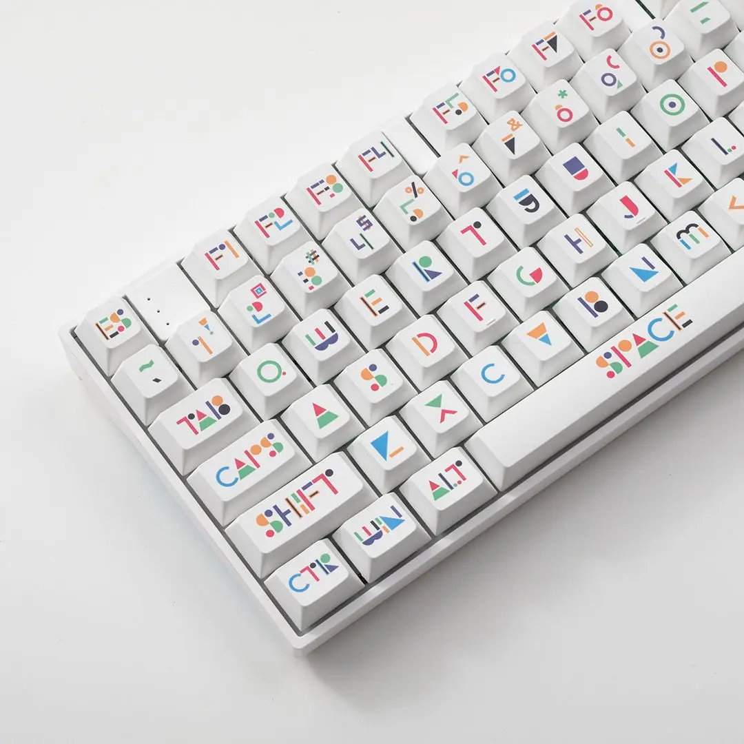 Memphis Style Keyscaps Cherry Profile PBT Dye Sublimation for MX Switch Gaming Mechanical Keyboard Key Cap Keyboards Accessories
Memphis Style Keyscaps Cherry Profile PBT Dye Sublimation for MX Switch Gaming Mechanical Keyboard Key Cap Keyboards Accessories