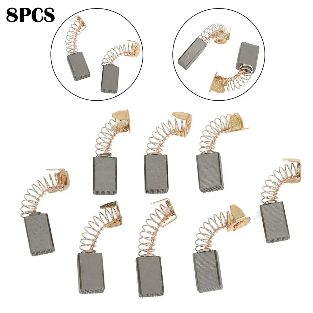 8Pcs Angle Grinder Motor Carbon Brushes Replacement Part For Power Tool For Electric Hammer Drills, Circular Saws, Cutting Saws
8Pcs Angle Grinder Motor Carbon Brushes Replacement Part For Power Tool For Electric Hammer Drills, Circular Saws, Cutting Saws