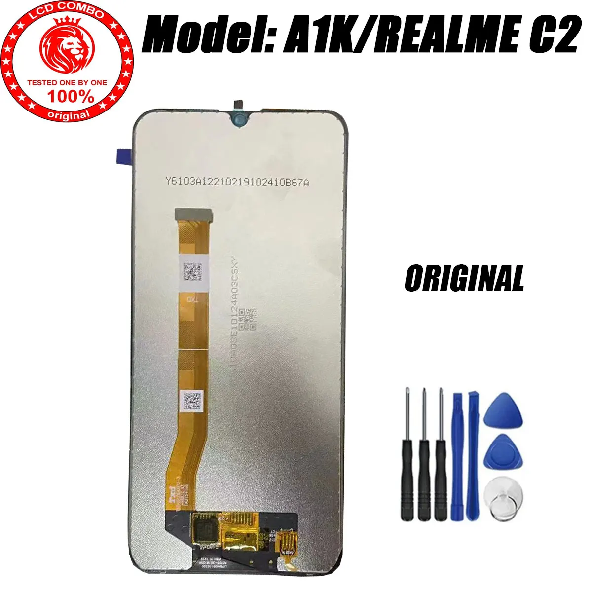 

6.1" Original Display For OPPO A1K CPH1923 Display Touch Screen Digitizer Assembly For Oppo Realme C2 RMX1941 LCD Screen