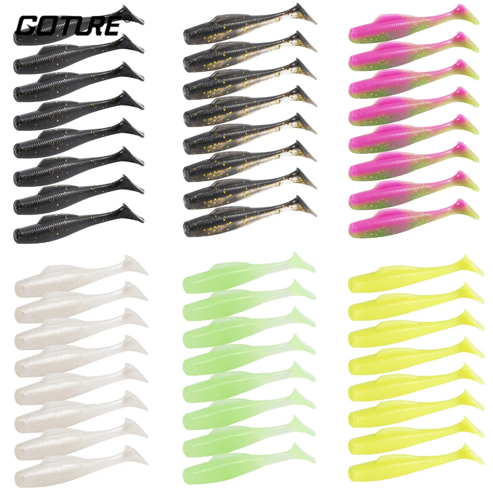 Goture Fishing Soft T Tail Lures Set Topwater Minnow Fishing Lures for Bass Big Tail Soft Shrimp Lures for Saltwater Freshwater
Goture Fishing Soft T Tail Lures Set Topwater Minnow Fishing Lures for Bass Big Tail Soft Shrimp Lures for Saltwater Freshwater
