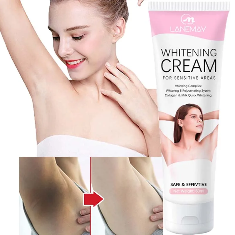 60g Intimate Area Whitening Cream Underarm Elbow Buttock Private Bleaching Remove Melanin Moisturizing Brighten Body Skin Care
60g Intimate Area Whitening Cream Underarm Elbow Buttock Private Bleaching Remove Melanin Moisturizing Brighten Body Skin Care