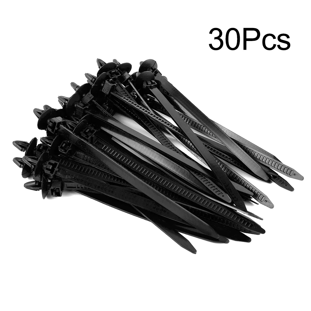 14cm Cable Ties Clamp 30pcs 200mm Self-Locking Zip Black For Car Strap Push Mount Ties Retainer Clip Durable Useful
14cm Cable Ties Clamp 30pcs 200mm Self-Locking Zip Black For Car Strap Push Mount Ties Retainer Clip Durable Useful