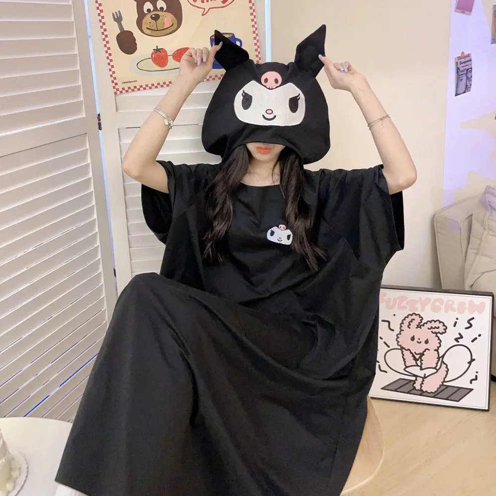 Anime Kawaii Sanrio Kuromi Hello Kitty Cinnamoroll Cute Cartoon Women's Pajamas Fashionable New Pure Cotton Mid-Lengthe Pajamas
Anime Kawaii Sanrio Kuromi Hello Kitty Cinnamoroll Cute Cartoon Women's Pajamas Fashionable New Pure Cotton Mid-Lengthe Pajamas