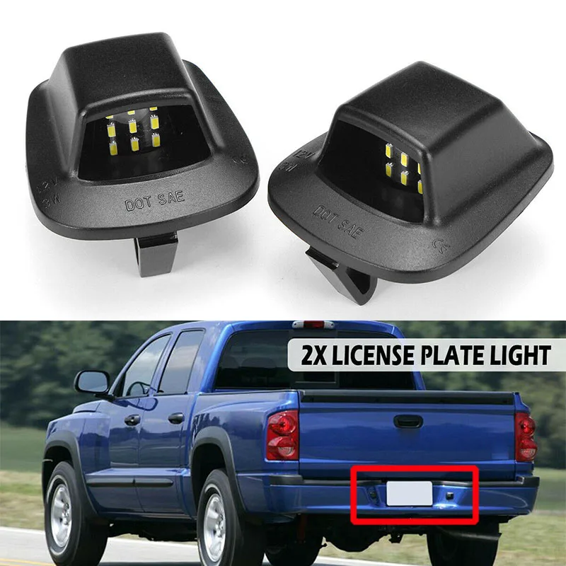 2x White 6000k LED Numbered License Plate Lights For Dodge Dakota 1997-2010/for Mitsubishi Raiders 2006-2009 High Quality Lamp
2x White 6000k LED Numbered License Plate Lights For Dodge Dakota 1997-2010/for Mitsubishi Raiders 2006-2009 High Quality Lamp