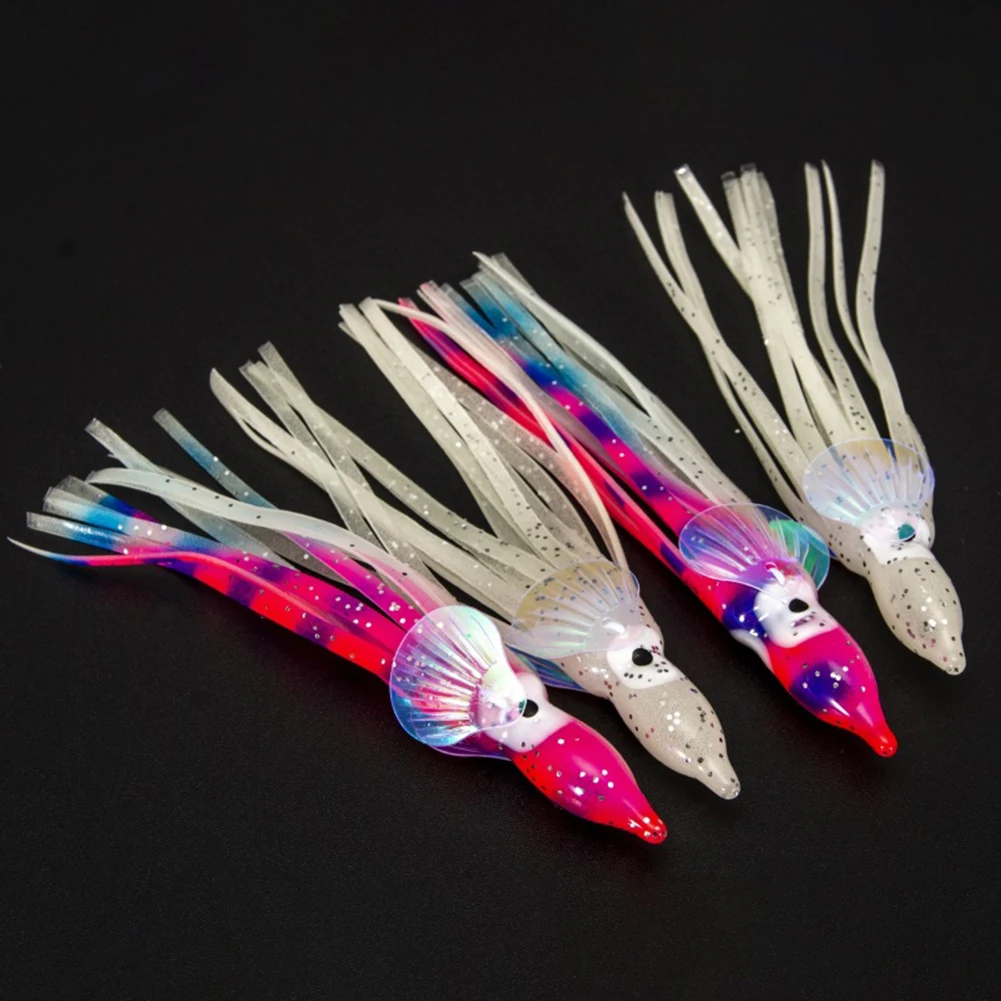 Kits Squid Lure PVC Saltwater Fish Skirts Jig Tackle Luminous Octopus Soft Travel 5/6/10cm Durable High Quality
Kits Squid Lure PVC Saltwater Fish Skirts Jig Tackle Luminous Octopus Soft Travel 5/6/10cm Durable High Quality