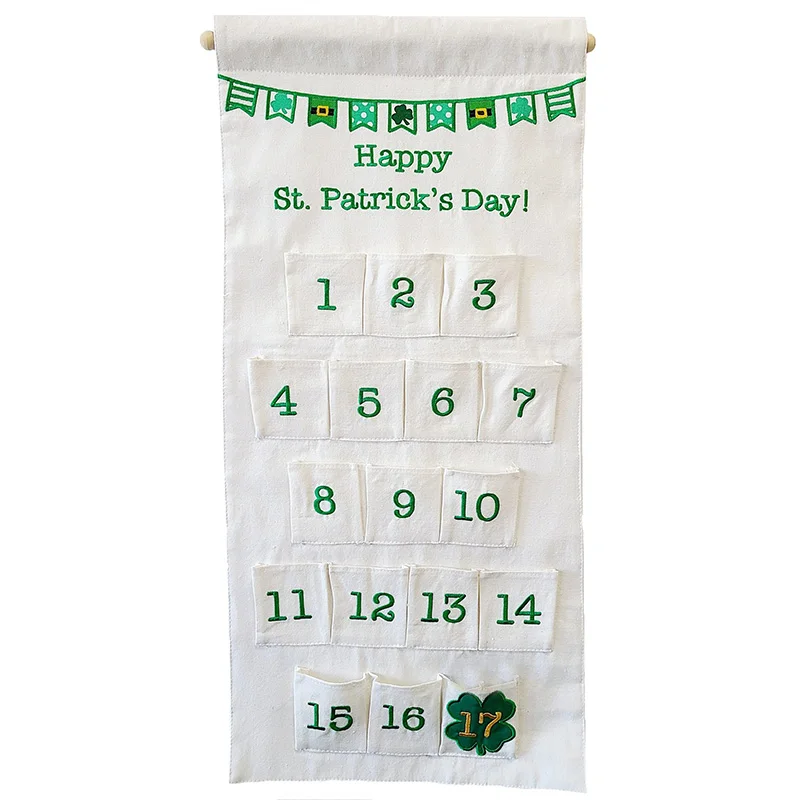 Холщовая Сумка Shamrock с календарем на День Святого Патрика, подвесное украшение для дома в Ирландском стиле, детский подарок для семьи
Холщовая Сумка Shamrock с календарем на День Святого Патрика, подвесное украшение для дома в Ирландском стиле, детский подарок для семьи