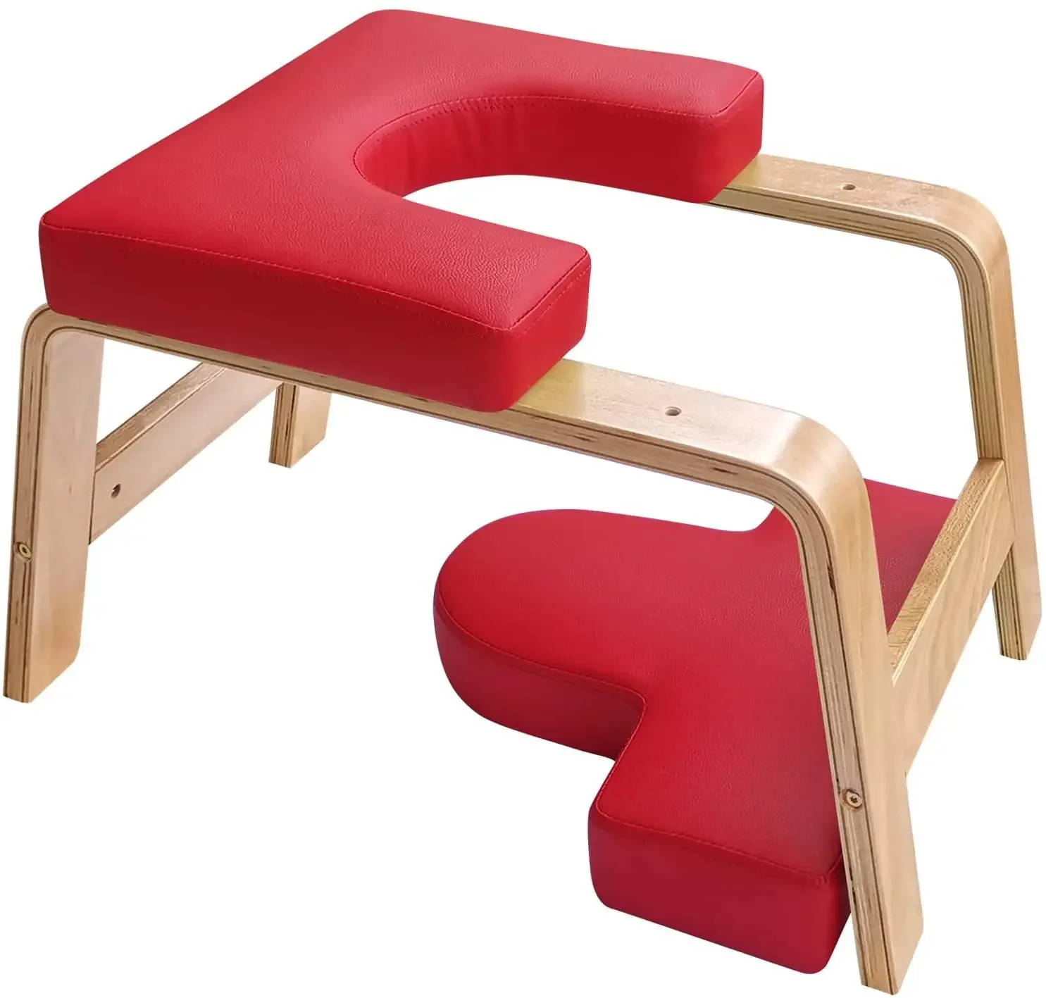 One solid wood yoga bench, fitness inverted bench, yoga auxiliary chair, household fitness yoga chair
One solid wood yoga bench, fitness inverted bench, yoga auxiliary chair, household fitness yoga chair