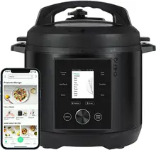 Smart Pressure Cooker 10 Cooking Functions & 18 Features Built-in Scale 1000+ Presets & Times & Temps w/App
Smart Pressure Cooker 10 Cooking Functions & 18 Features Built-in Scale 1000+ Presets & Times & Temps w/App