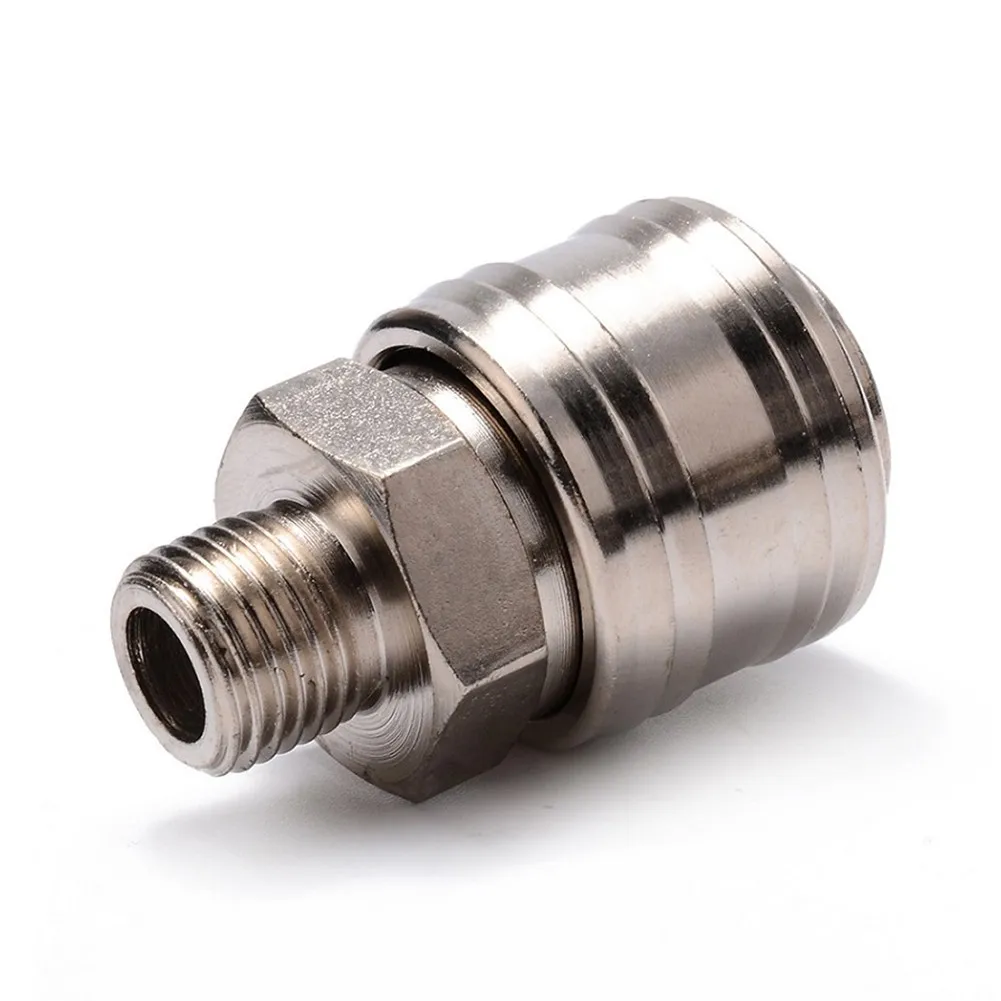 1 PC Euro Air-Line Hose Compressor Connector Fitting Female Quick Release 1/4" BSP Male/Female Thread Valve Hose Connector
1 PC Euro Air-Line Hose Compressor Connector Fitting Female Quick Release 1/4" BSP Male/Female Thread Valve Hose Connector