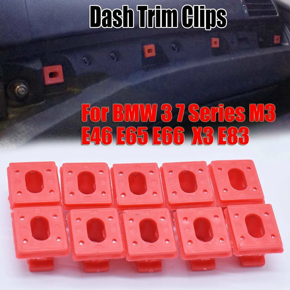 10Pcs Car Dashboard Panel Clip For BMW 3-Series E46 M3 97-06 7-Series E65 E66 01-08 X3 E83 03-10 51458266814 Interior Accessory
10Pcs Car Dashboard Panel Clip For BMW 3-Series E46 M3 97-06 7-Series E65 E66 01-08 X3 E83 03-10 51458266814 Interior Accessory