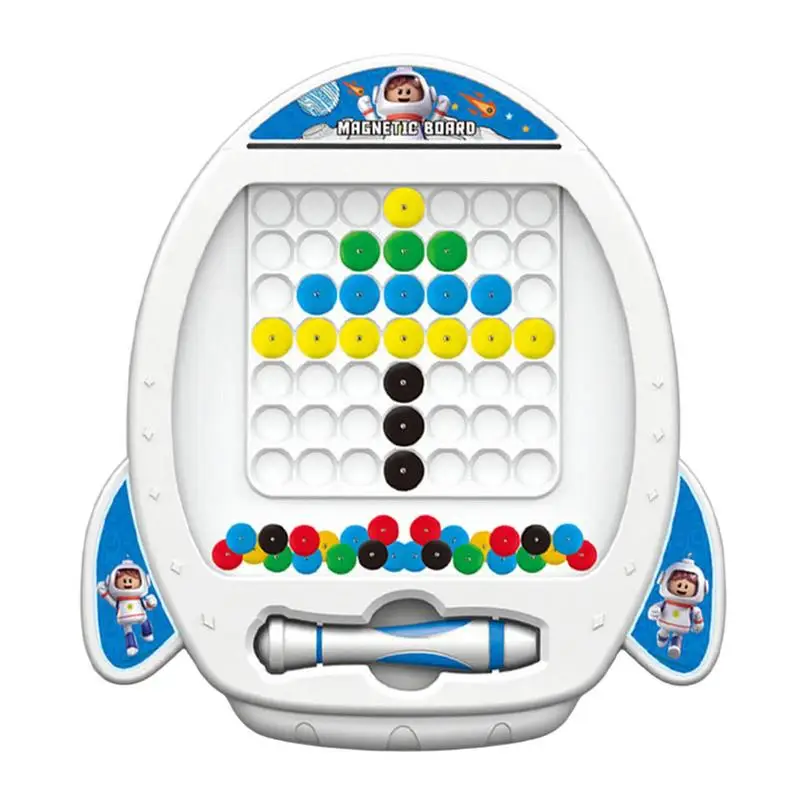 Magnetic Bead Board With Pen Magnet Dots Maze Beads Educational Toy Montessori Dots Art Early Education Toy For Birthday
Magnetic Bead Board With Pen Magnet Dots Maze Beads Educational Toy Montessori Dots Art Early Education Toy For Birthday