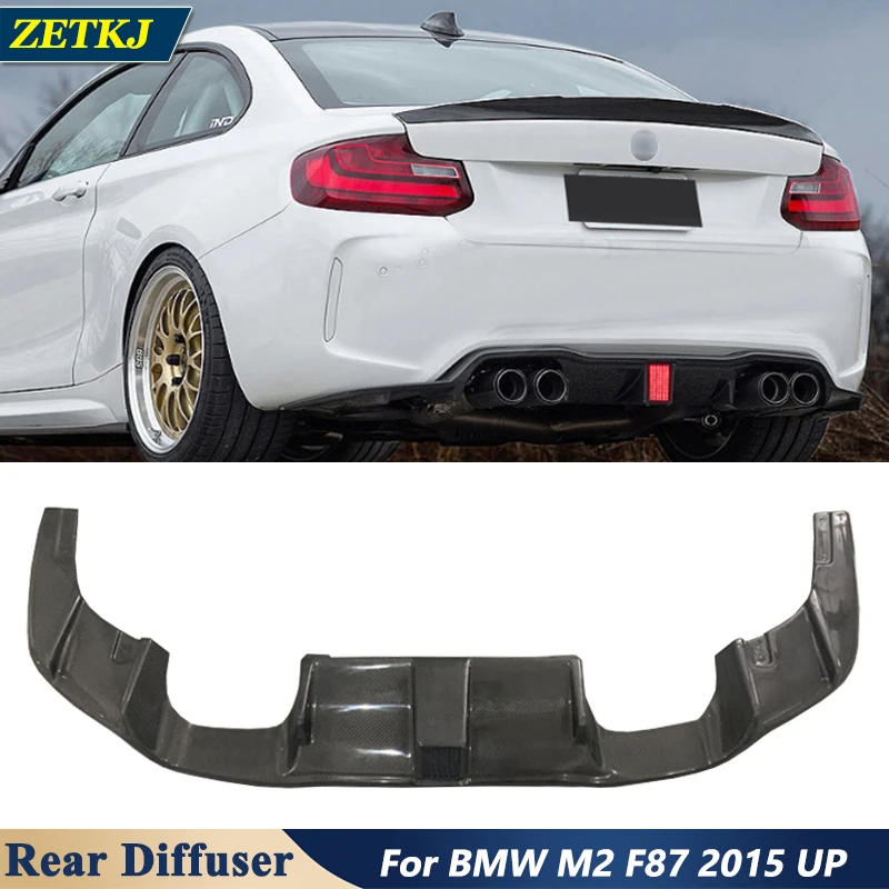 F87 Real Carbon Fiber Rear Lip Bumper Spoiler Diffuser With Led Light Car Styling For BMW M2 M2C F87 Coupe 2015 UP Modification
F87 Real Carbon Fiber Rear Lip Bumper Spoiler Diffuser With Led Light Car Styling For BMW M2 M2C F87 Coupe 2015 UP Modification