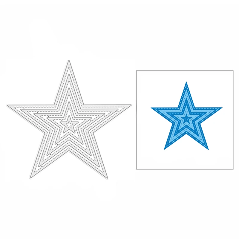 2022 DIY Star Pattern Metal Cutting Dies for Scrapbooking and Card Making Journal Decoration New Embossing Craft Without Stamps
2022 DIY Star Pattern Metal Cutting Dies for Scrapbooking and Card Making Journal Decoration New Embossing Craft Without Stamps